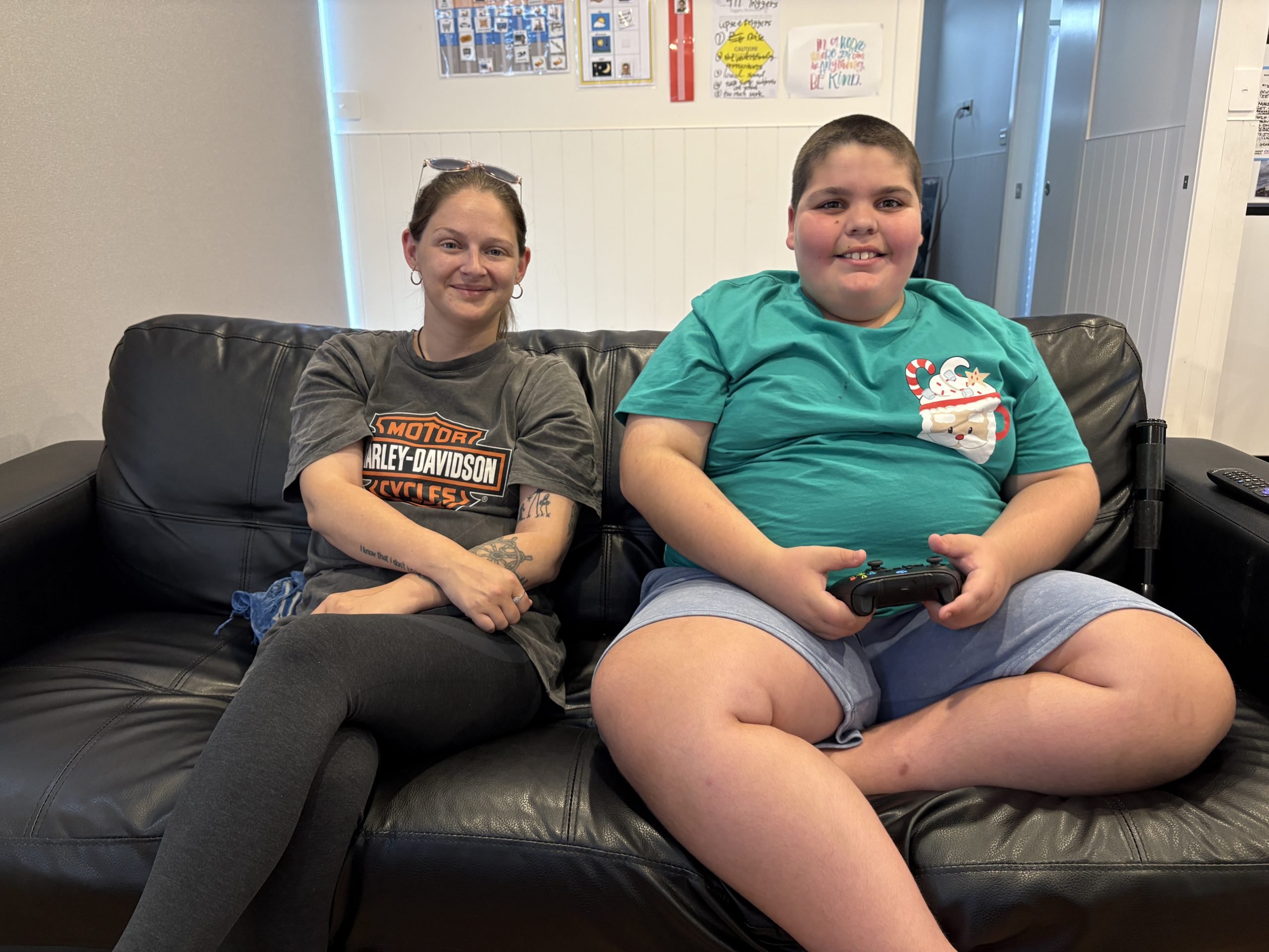 Nexus Staff Member Supporting a Young Client at Respite