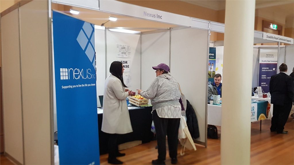 The 2021 Speak Out Disability Expo connected Nexus clients with services.  
