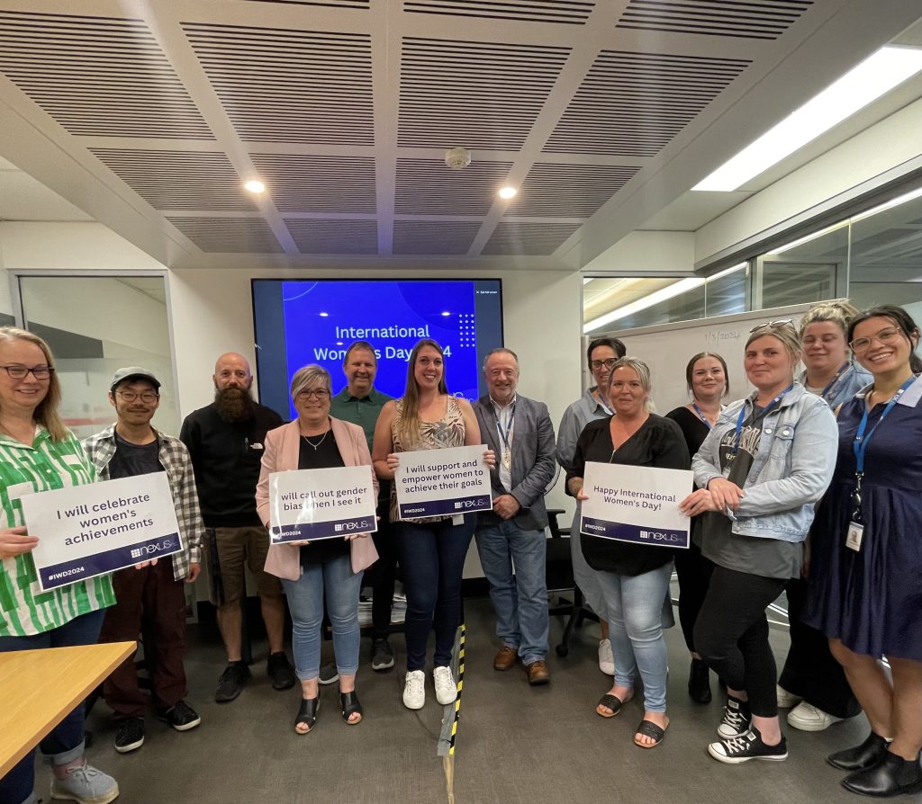 NDIS Disability support provider Nexus staff celebrated International Women's Day 2024