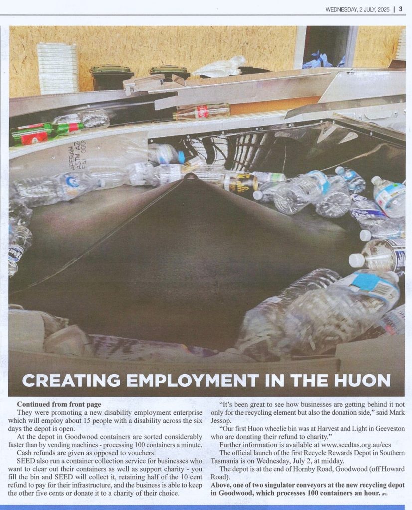 Health Minister Jacquie Petrusma and Liberal Candidate for Franklin, Natasha Miller’s visit to our Huon Orchard featured in the news